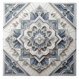 Azulejo Moderno y elegante Art Deco Líneas de Círculo Todo