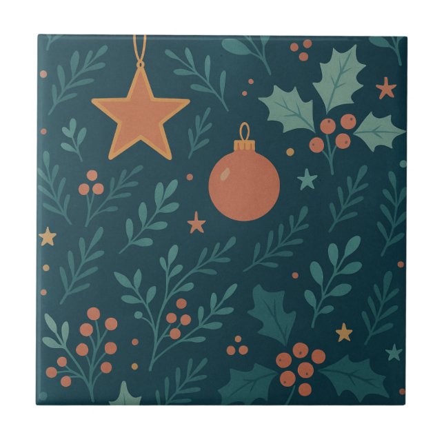 Azulejo Modernos Navidades Decoración de moda 2026 (Frente)