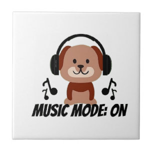 Azulejo Modo Música ACTIVADO � Vibraciones de Perro de Dib