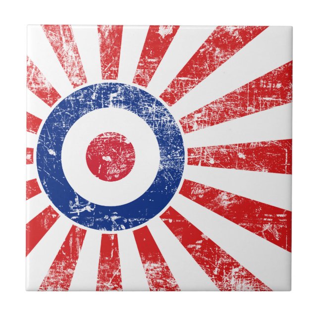 Azulejo Mods Mod Target Mods Sunburst Target Roundel (Frente)