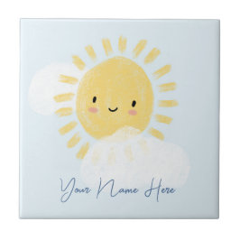 Azulejo Momento del bebé personalizado Keepsake