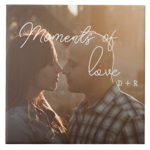 Azulejo Momentos de amor, pareja enamorada