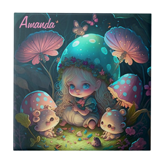 Azulejo Momentos del elfo mágico (Frente)