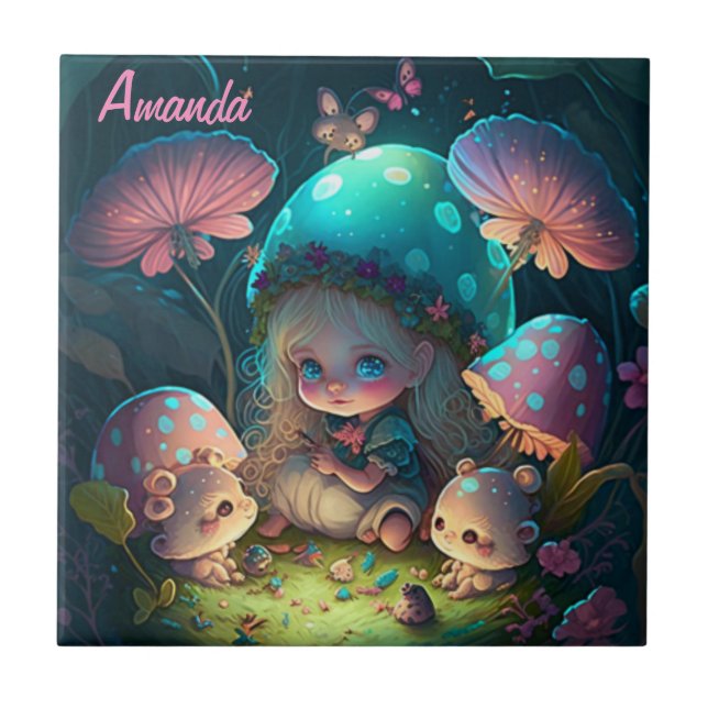 Azulejo Momentos del elfo mágico (Frente)