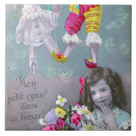Azulejo Mon petite coeur dans ce baiser 2