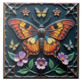 Azulejo Monarca colorida