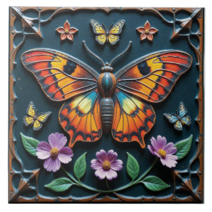 Azulejo Monarca colorida