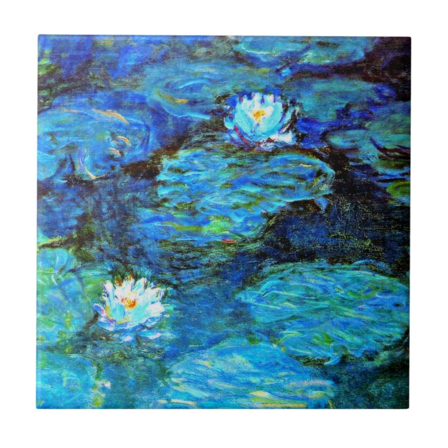 Azulejo Monet - Blue Water-Lilies (Frente)