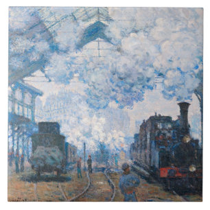 Azulejo Monet - Estación Saint-Lazare, llegada del tren