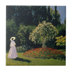Azulejo Monet - Mujer en el Jardín