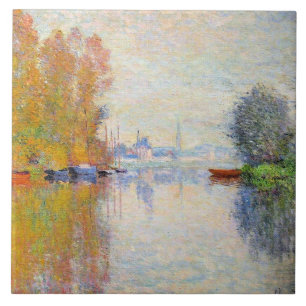 Azulejo Monet - Otoño en el Sena de Argenteuil