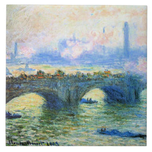 Azulejo Monet - Puente de Waterloo, Londres,