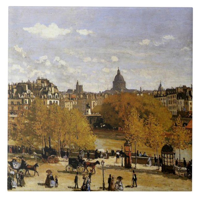 Azulejo Monet - Quai du Louvre, arte fino (Frente)
