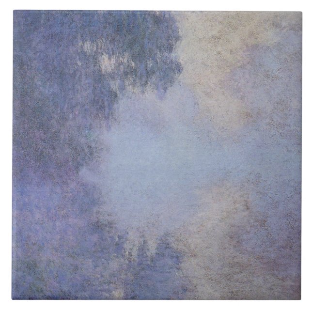 Azulejo Monet - Rama del Sena cerca de Giverny (Frente)