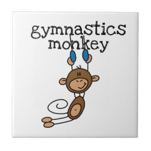 Azulejo Mono de gimnasia