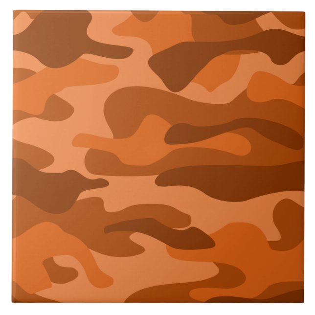 Azulejo Monocolor Camo, Naranja de España (Frente)