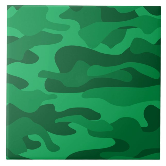 Azulejo Monocolor verde español (Frente)