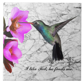 AZULEJO MONOGRAM HUMMINGBIRD