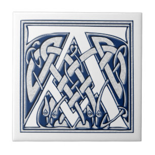 Azulejo Monograma Celta A
