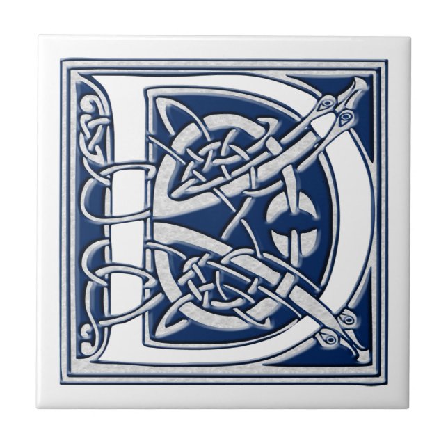 Azulejo Monograma Celta D (Frente)