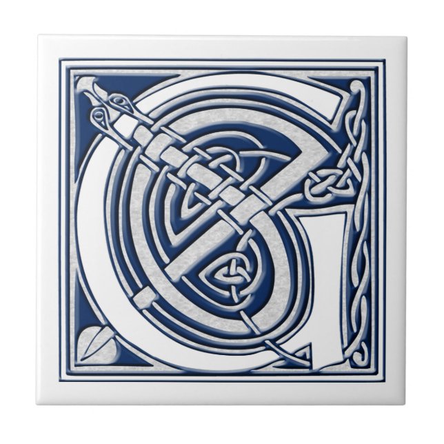 Azulejo Monograma Celta G (Frente)
