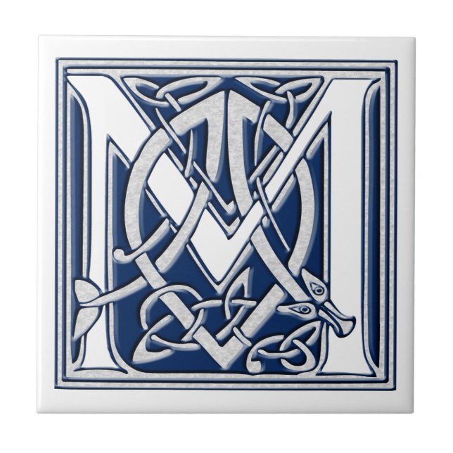 Azulejo Monograma Celta M (Frente)