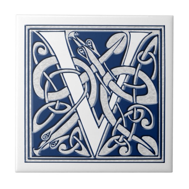 Azulejo Monograma Celta V (Frente)