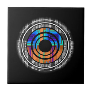 Azulejo Monograma de futuro nórdico