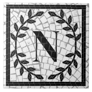Azulejo Monograma de Impresión Mosaico