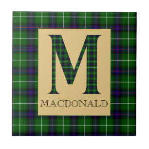 Azulejo Monograma de MacDonald Tartan M