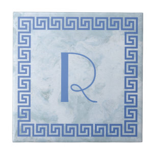 Azulejo Monograma dominante griego del diseño