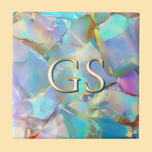 Azulejo Monograma grande o nombre en opal