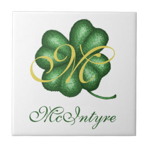 Azulejo Monograma Shamrock