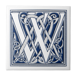 Azulejo Monograma W Celta