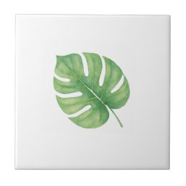 Azulejo Monstera Gren Leaf