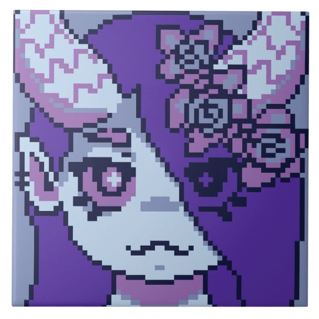 Azulejo Monstergirl Purple  (Frente)