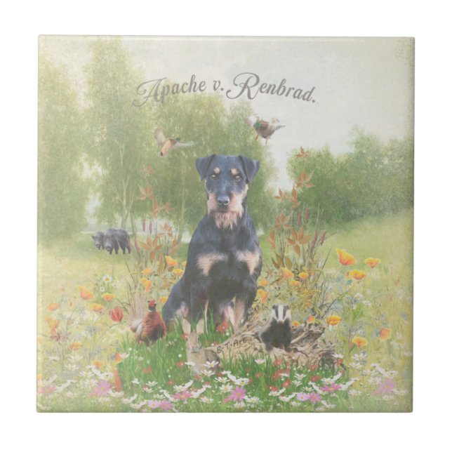 Azulejo Monstruo de papel cuadrado de almohada al aire lib (Frente)