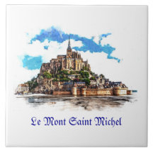 Mont Saint Michel en Normandía, Francia.