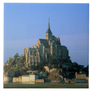 Azulejo Mont St Michel, Mancha, Normandía, Francia
