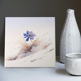 Azulejo Montaña Azul Snoweather Crocus Renacer Ceramic T