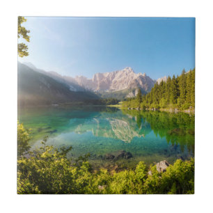Azulejo Montañas de Lago di Fusine Juliaschen