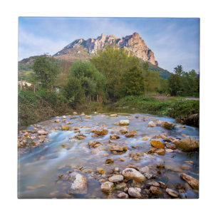 Azulejo Montañas de Pech de Bugarach el   Corbieres