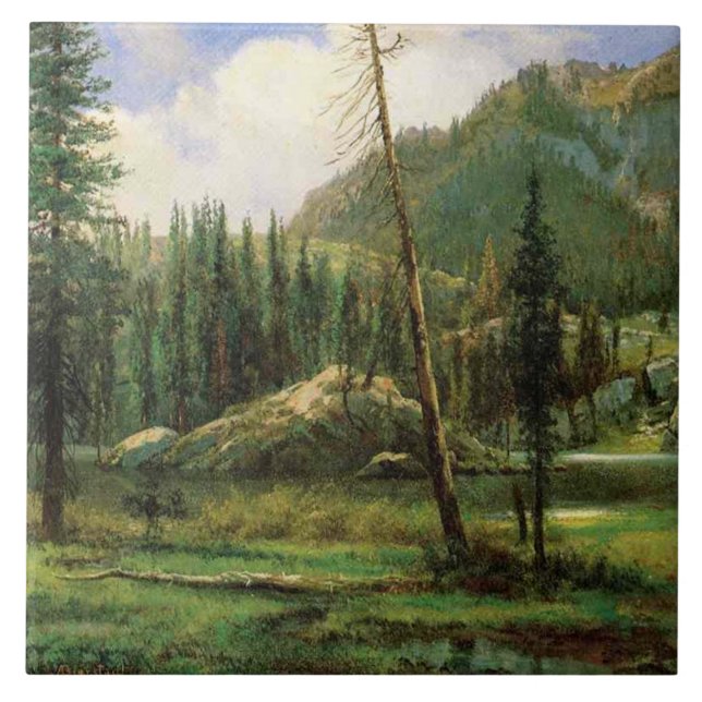 Azulejo Montañas de Sierra Nevada (bosques americanos) (Frente)