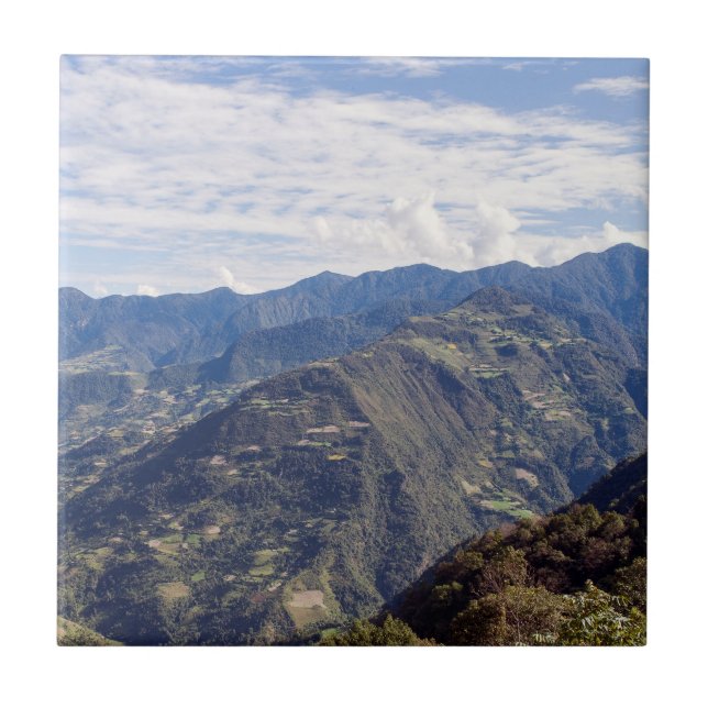 Azulejo Montañas orientales pacíficas de Bután - Himalaya (Frente)