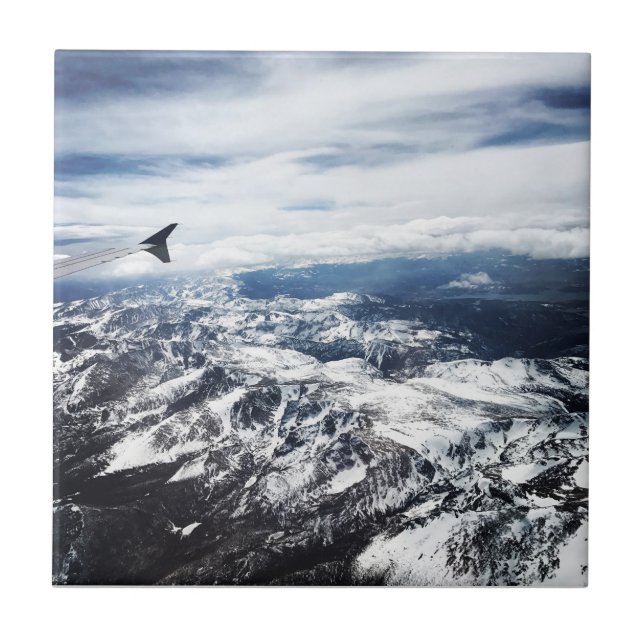 Azulejo Montañas Rocosas de Colorado (Frente)