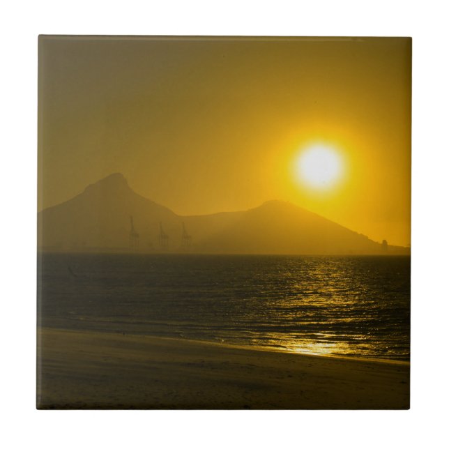 Azulejo Monte Ocean Sunset en Ciudad del Cabo (Frente)