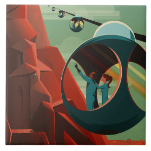 Azulejo Monte Olimpo de Marte Volcán más alto Sistema Sola