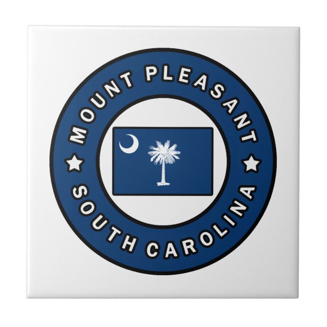 Azulejo Monte Pleasant Carolina del Sur (Frente)