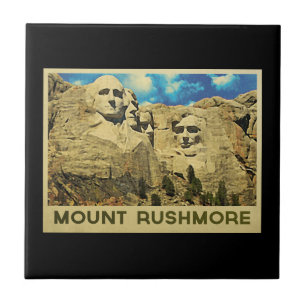 Azulejo Monte Rushmore Vintage