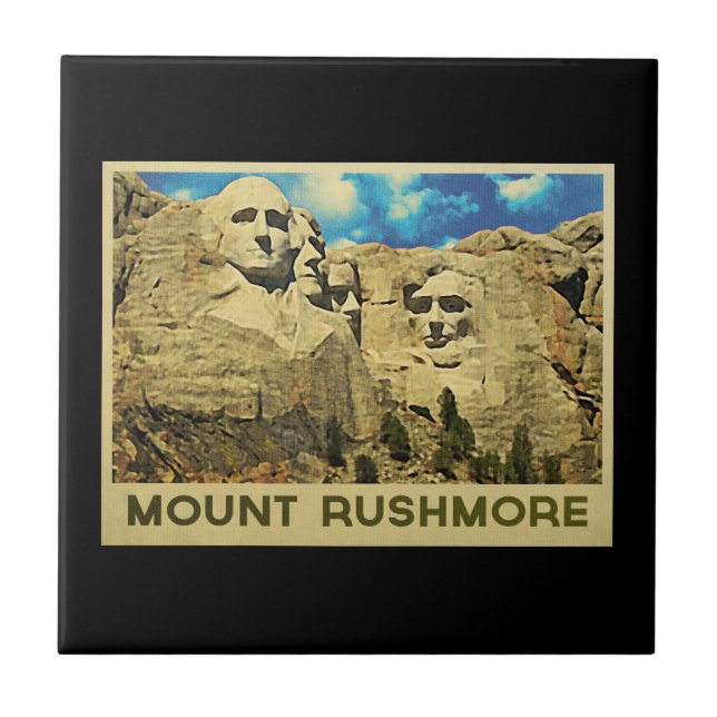 Azulejo Monte Rushmore Vintage (Frente)